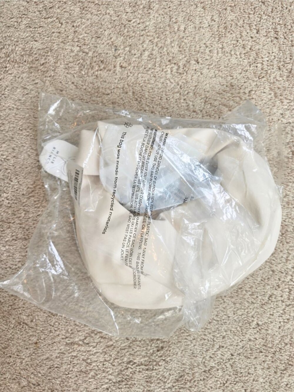 Melie Bianco NWT Off White Vegan Leather Knot Handle Mini Bag - Picture 5 of 7